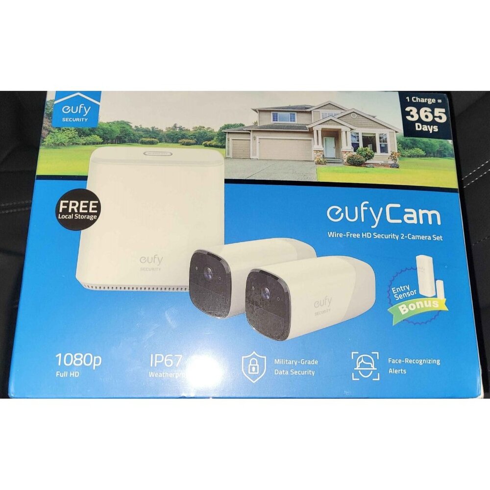 🔥🔥 Anker eufyCam 1080p Wireless Home Security Camera System + Entry Sensor
